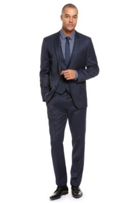 Hugo Slim Fit Virgin Wool Suit