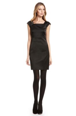 Hugo Paneled Little Black Dress