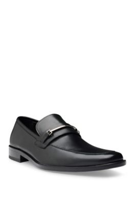 'Carl ' | Leather Buckle Detail Loafer