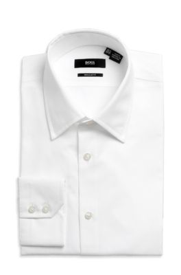 Regular Fit Modified Point Collar 'Enzo' Dress Shirt