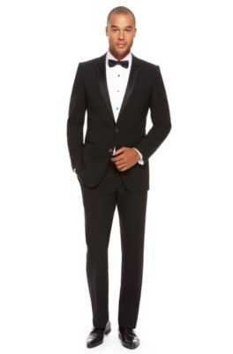 'Aikin/Hollo' | Slim Fit, Stretch Wool Tuxedo