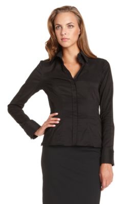 Solid Cotton 'Bashina' Blouse