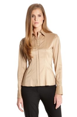 Solid Cotton 'Bashina' Blouse