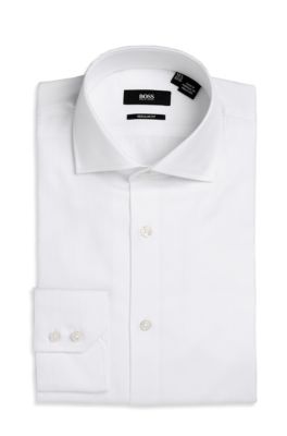'Gerald ' | Classic Fit, Spread Collar Dress Shirt