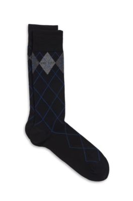 'RS Design US ' | Cotton-Modal Argyle Socks