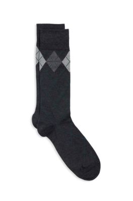'RS Design US ' | Cotton-Modal Argyle Socks