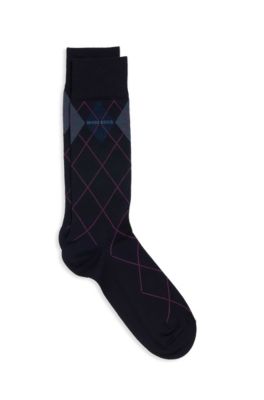 'RS Design US ' | Cotton-Modal Argyle Socks
