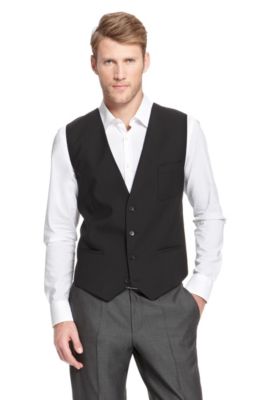 'Wuto ' | Slim Fit, Wool-Blend Vest