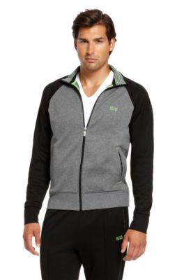 'Skoz ' | Cotton-Pique Zip-Up Sweatshirt