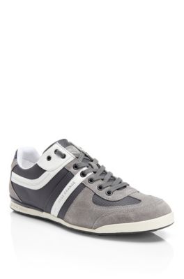 'Keelo' | Nylon and Leather Lace-Up Sneaker