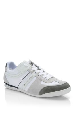 'Keelo' | Nylon and Leather Lace-Up Sneaker