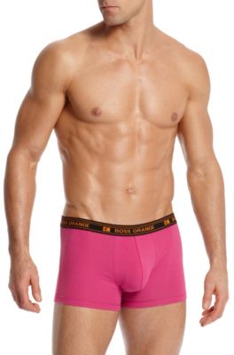 Logo Waistband &lsquo;Boxer OM&rsquo; Trunk, Medium Pink