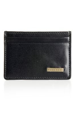 'Bellness' |  Leather Card Case, Black
