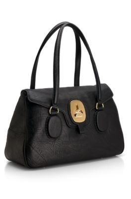 Leather 'Emile' Shopper Bag