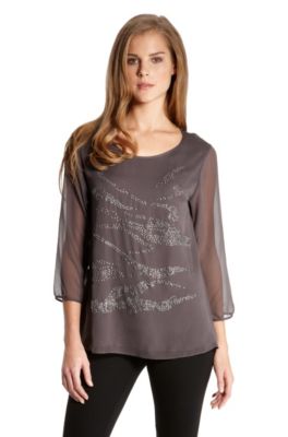 Silk 'Kamala' Evening Top