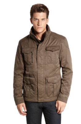 Twill 'Cormay-W' Field Jacket, Medium Brown