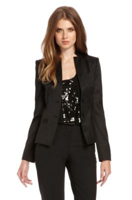 Stretch Wool Two Button 'Astina' Blazer