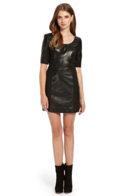 Lambskin Leather Stretch 'Lidia' Dress