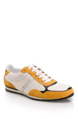 Suede Combo 'Ordon' Sneaker, Open Yellow