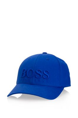 Stretch-cotton Baseball 'Clex' Cap, Medium Blue