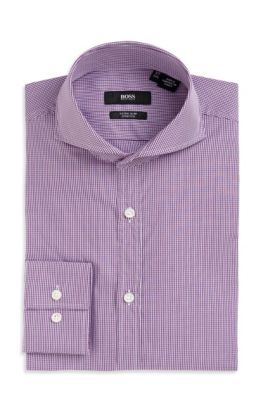 Extra Slim Fit Spread Collar &lsquo;Helge&rsquo; Dress Shirt