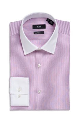 Slim Fit Spread Collar 'Jonne' Dress Shirt