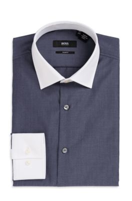 Slim Fit Spread Collar 'Jonne' Dress Shirt