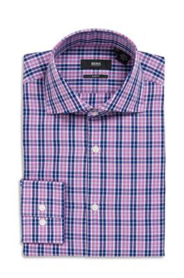 Slim Fit Spread Collar 'Jaron US' Dress Shirt