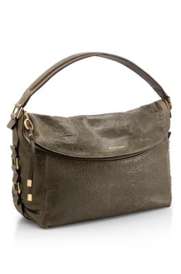 Top Handle Front Flap Leather &rsquo;Alliane&rsquo; Bag