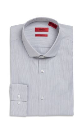 Slim Fit Modified Spread Collar 'EastonX' Dress Shirt