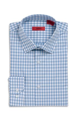Slim Fit Modified Point Collar 'Ellisx' Dress Shirt