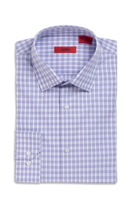 Slim Fit Modified Point Collar 'Ellisx' Dress Shirt