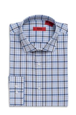 Slim Fit Modified Spread Collar 'EndersonX' Dress Shirt