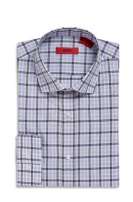 Slim Fit Modified Spread Collar 'EndersonX' Dress Shirt