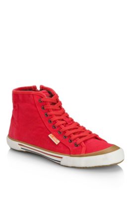 Canvas 'Santer Mid' Sneaker, Red