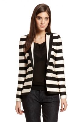 Striped &lsquo;Abelin&rsquo; Jacket