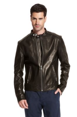 Lambskin Leather 'Lamoris' Jacket, Black