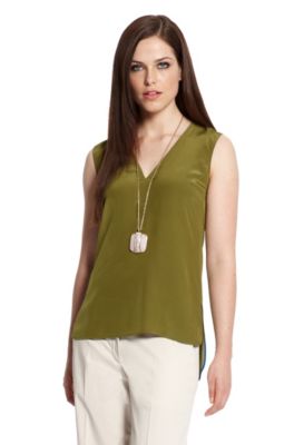 Sleeveless Silk 'Ibela' Top