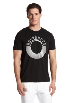 Logo Print 'Tee 2' T-Shirt, Black