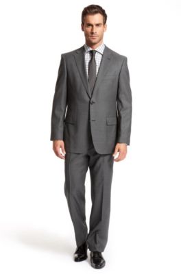 Classic Fit Two Button 'Pasini/ Movie' Suit, Dark Grey