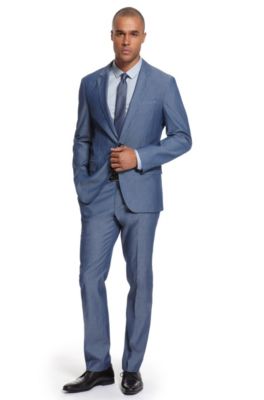 Slim Fit Chambray &lsquo;Huge/Genius-W&rsquo; Suit