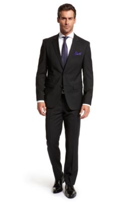 Modern Fit Two Button 'The Sweet/Sharp' Suit, Black