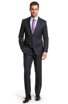 Modern Fit Two Button 'The James/ Sharp' Suit, Navy