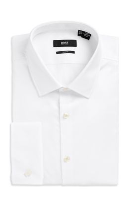 &lsquo;Jameson US' | Slim Fit, Spread Collar French Cuff Tuxedo Shirt