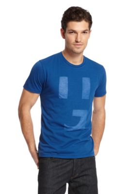 Burnout 'Dicono' T-Shirt, Bright Blue