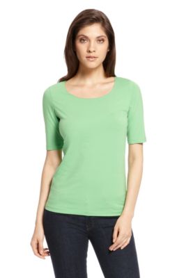 'E4412' | Jersey Elbow Sleeve Top