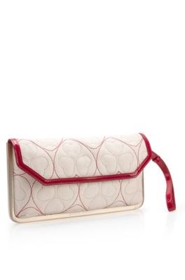 Wrist Strap Leather 'Amalinde' Clutch