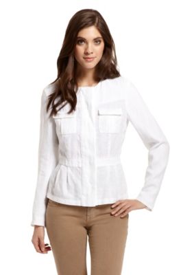 Linen &lsquo;Odami&rsquo; Field Jacket