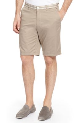'Clyde' | Regular Fit, Cotton Shorts, Medium Beige