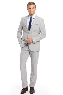 Modern Fit &lsquo;The James3/Sharp5&rsquo; Suit, Open Grey
